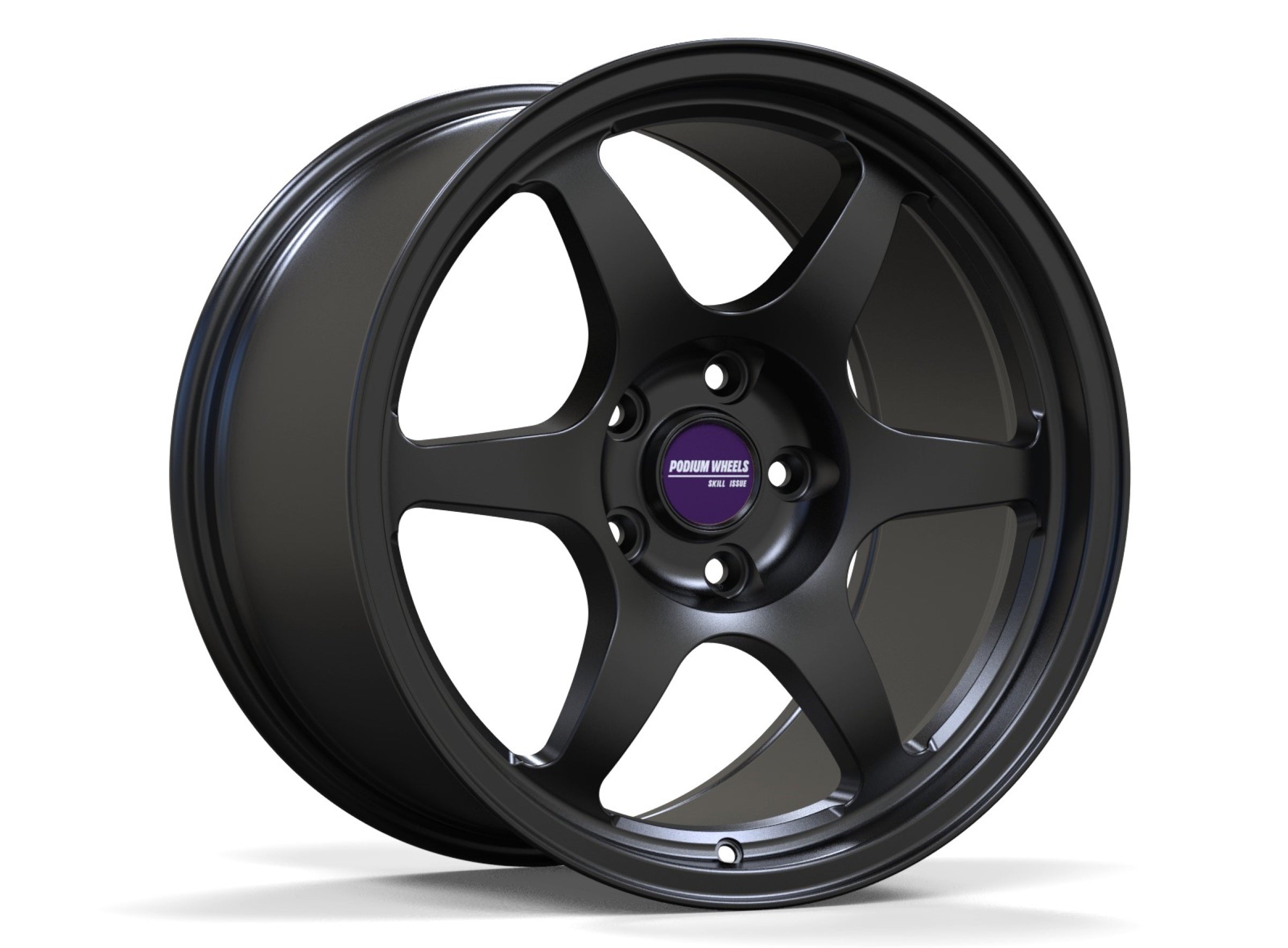 Supplied Podium FF6-TA product render showing the wheel spokes and barrel